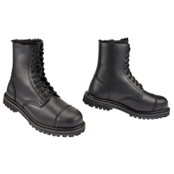Bottes Brandit Phantom Fur Liner 10 oeillets cuir - Noir / 40 EU / 6 US