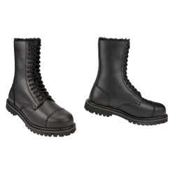 Bottes Brandit Phantom Fur Liner 14 oeillets cuir - Noir / 44 EU / 10 US