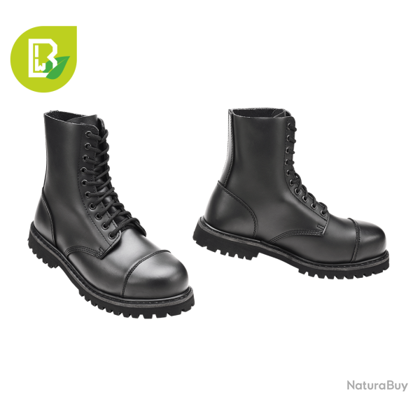 Bottes Brandit Vegantom 10 oeillets tige polyur�thane - Noir / 10