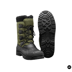 Bottes de froid Brandit Highland polyester doublure feutre - Vert olive / 45 EU
