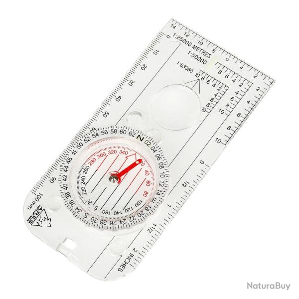 Boussole Ares TREX � bain d'huile avec loupe 24 mm - Autre