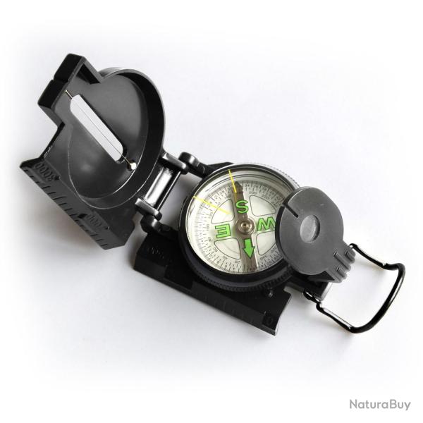 Boussole pliante Tac Maven Venturer en alliage - Noir