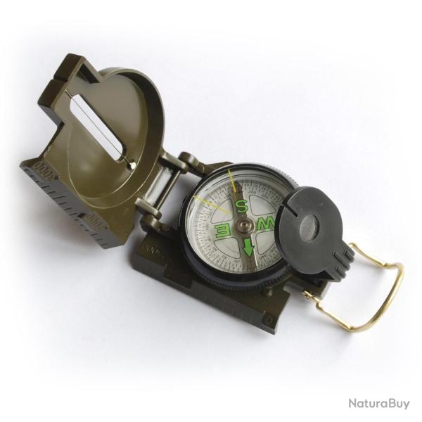 Boussole pliante Tac Maven Venturer en alliage - Vert olive
