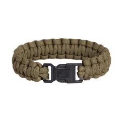 Bracelet de survie Pentagon Pselion en paracord 7 brins 4,8 m - Coyote / 23 cm