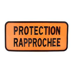 Brassard d'identification protection rapproch&eacute;e Ares en gomme - Noir