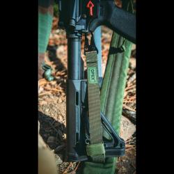 Bretelle de combat 2 points OPEX polyester 900D r&eacute;glage rapide - Vert
