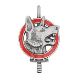 Brevet de conducteur de groupe cynophile Boussemart insigne - Argent