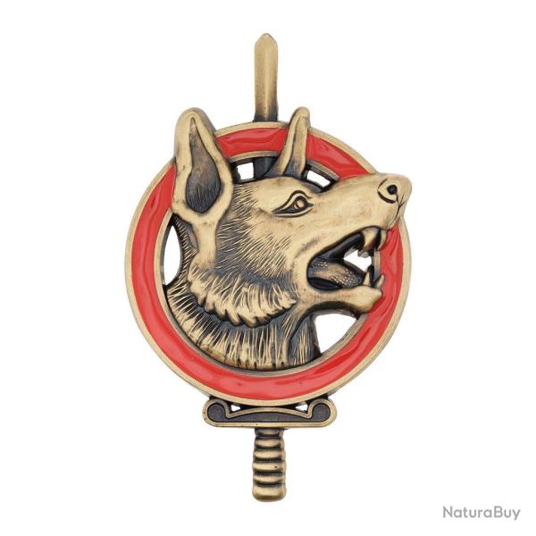 Brevet de ma�tre-chien Boussemart insigne de qualification - Rouge