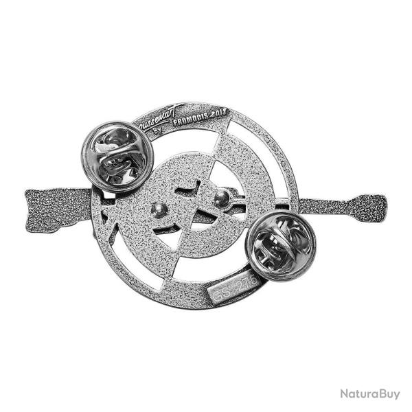 Brevet de tireur d'�lite TELD Boussemart insigne - Argent