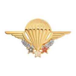 Brevet parachutiste instructeur Boussemart insigne zamac - Autre