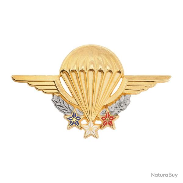 Brevet parachutiste instructeur Boussemart insigne zamac - Autre