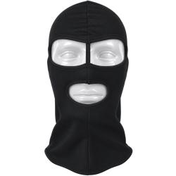 Cagoule &agrave; 3 ouvertures polyester Cooldry 160 g/m&sup2; - Noir