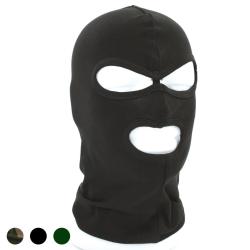 Cagoule OPEX &agrave; 3 ouvertures en jersey coton et &eacute;lasthanne - Noir