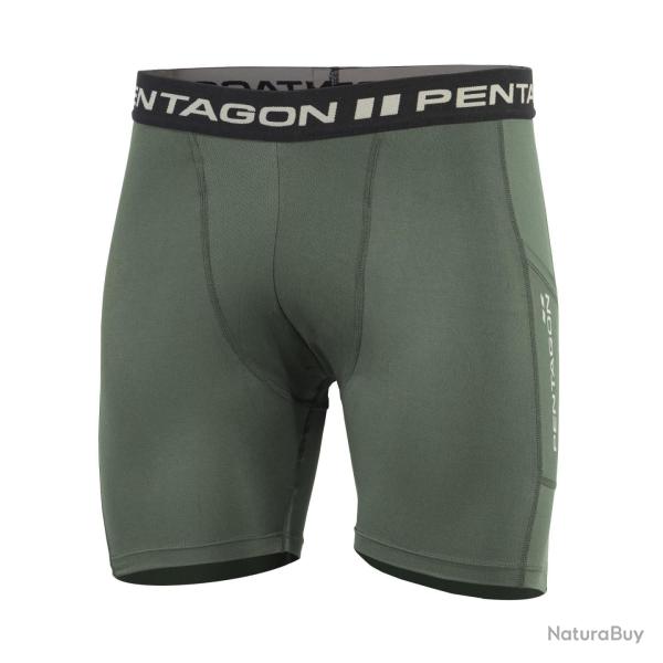 Cale�on long thermor�gulateur Pentagon Apollo Tac-Fresh - Vert camo / M