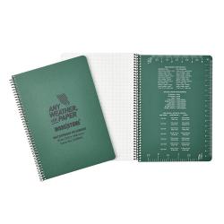 Carnet Modestone tout-temps militaire format A5 100 pages - Vert Olive