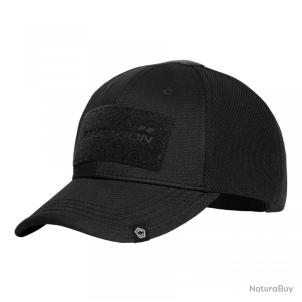 Casquette baseball Pentagon Raptor 6 panneaux � panneaux - Noir