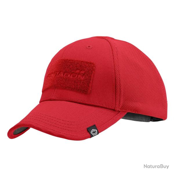 Casquette baseball Pentagon Raptor 6 panneaux � panneaux - Rouge