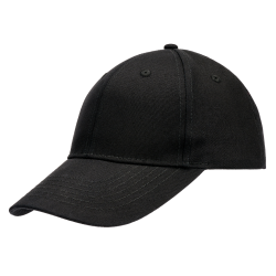 Casquette Brandit Basecap en coton fermeture plastique - Noir
