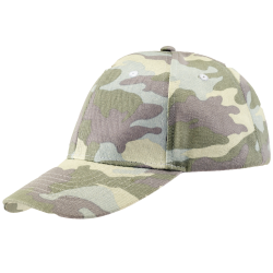 Casquette Brandit Basecap en coton fermeture plastique - White Desert