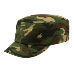Casquette Brandit BDU en coton ripstop avec oeillets - Woodland