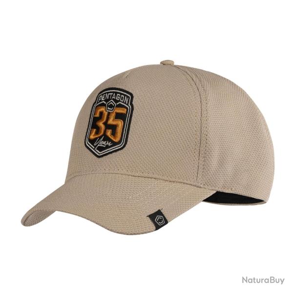 Casquette Pentagon Anniversary 35 en polyester 190 g/m� - Kaki / Taille unique
