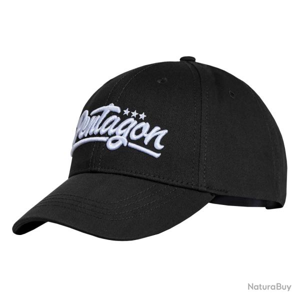 Casquette Pentagon Competitor en serg� de coton six panneaux - Noir / Taille unique
