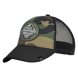 Casquette Pentagon Era Adventure Maniac rip-stop 215 g/m&sup2; six - Woodland / Taille unique