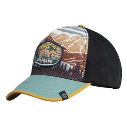 Casquette Pentagon Hermit Colorado en serg&eacute; de coton cinq - Multicolore / Taille unique