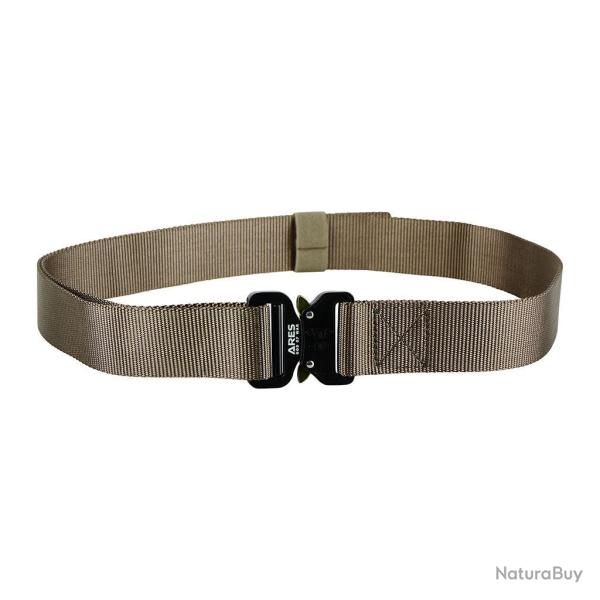 Ceinturon tactique Ares Duty Fast � boucle m�tallique - Coyote / 45MM