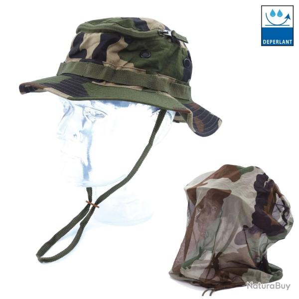 Chapeau de brousse OPEX Jungle polycoton 210 g/m� moustiquaire - Autre / S