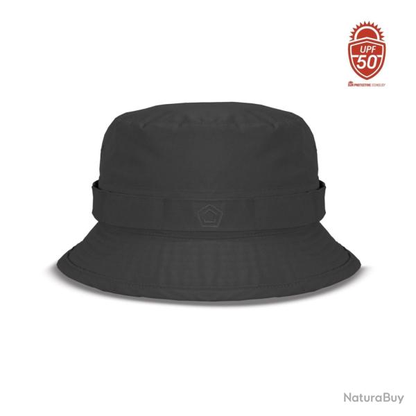 Chapeau de brousse Pentagon Gobi Bucket polyamide �lasthanne - Noir / XL (60 - 62 cm)