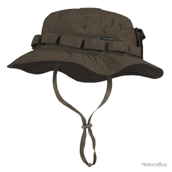 Chapeau de brousse Pentagon Jungle Hat ripstop 65/35 - Marron / 61