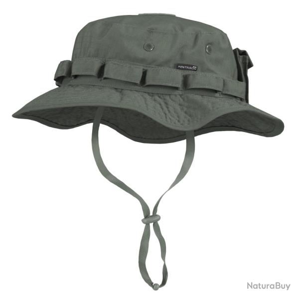 Chapeau de brousse Pentagon Jungle Hat ripstop 65/35 - Vert camo / 55