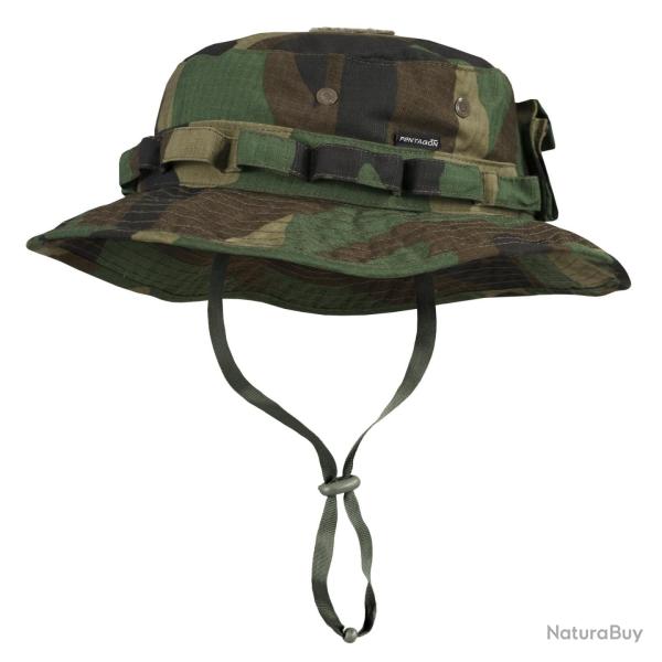 Chapeau de brousse Pentagon Jungle Hat ripstop 65/35 - Woodland / 56