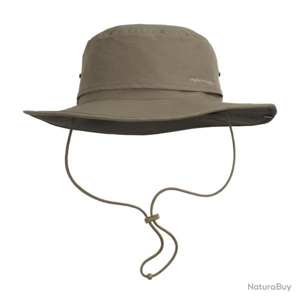 Chapeau de brousse Pentagon Roo Safari large bord polyamide - RAL7013 / L - XL (61 cm)