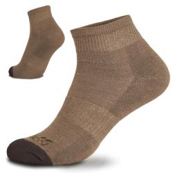 Chaussettes basses Pentagon Low Cut coton biologique peign&eacute; - Coyote / 39-41