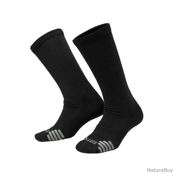 Chaussettes Duty Ready Plus OTC 5.11 Tactical hautes manchette - Noir / S