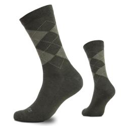 Chaussettes Pentagon Phineas en coton biologique 80 % - Vert olive / 42-44