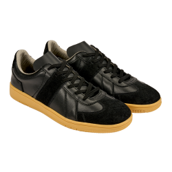Chaussures de sport Brandit BW cuir de bovin bout en velours - Noir / 39 EU