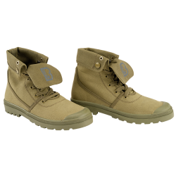Chaussures montantes Brandit Military Canvas toile de coton - Vert olive / 43 EU