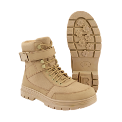 Chaussures tactiques Brandit Buckle 8 oeillets microfibre - Camel / 44 EU