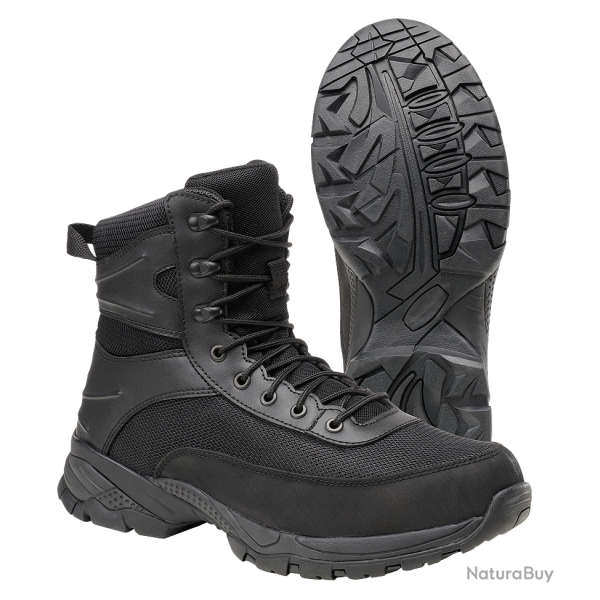 Chaussures tactiques Brandit Next Generation cuir velours - Noir / 45 EU