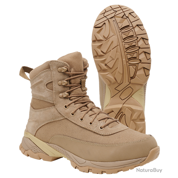 Chaussures tactiques Brandit Next Generation cuir velours - Beige / 40 EU