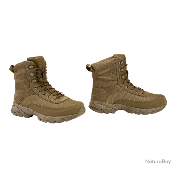 Chaussures tactiques Brandit Next Generation cuir velours - Vert olive / 47 EU