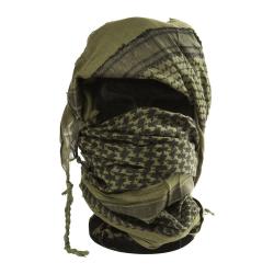 Ch&egrave;che shemagh Ares, foulard de protection du visage - Vert arm&eacute;e