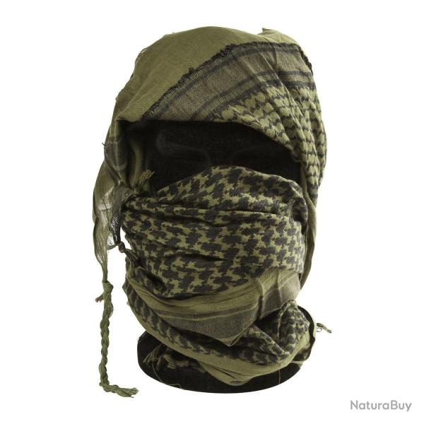 Ch�che shemagh Ares, foulard de protection du visage - Vert arm�e
