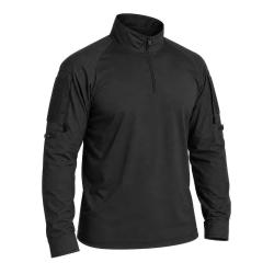Chemise de combat OPEX UBAS col &agrave; glissi&egrave;re poches - Noir / M