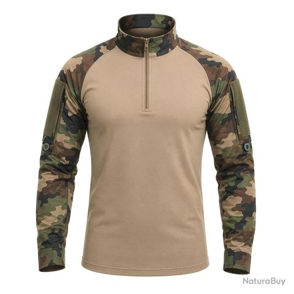 Chemise de combat OPEX UBAS corps jersey 180 g/m� - Camouflage / 2XL