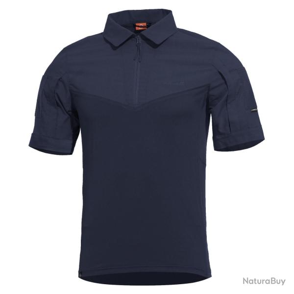 Chemise de combat Pentagon Ranger manches courtes ripstop - Bleu nuit / L
