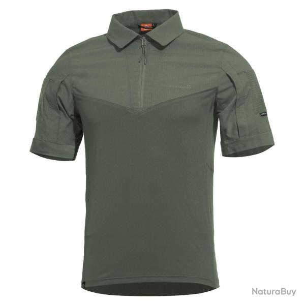 Chemise de combat Pentagon Ranger manches courtes ripstop - Vert camo / 2XL